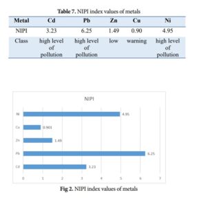 Potential adverse effects of heavy metals in Ahvaz oil field
